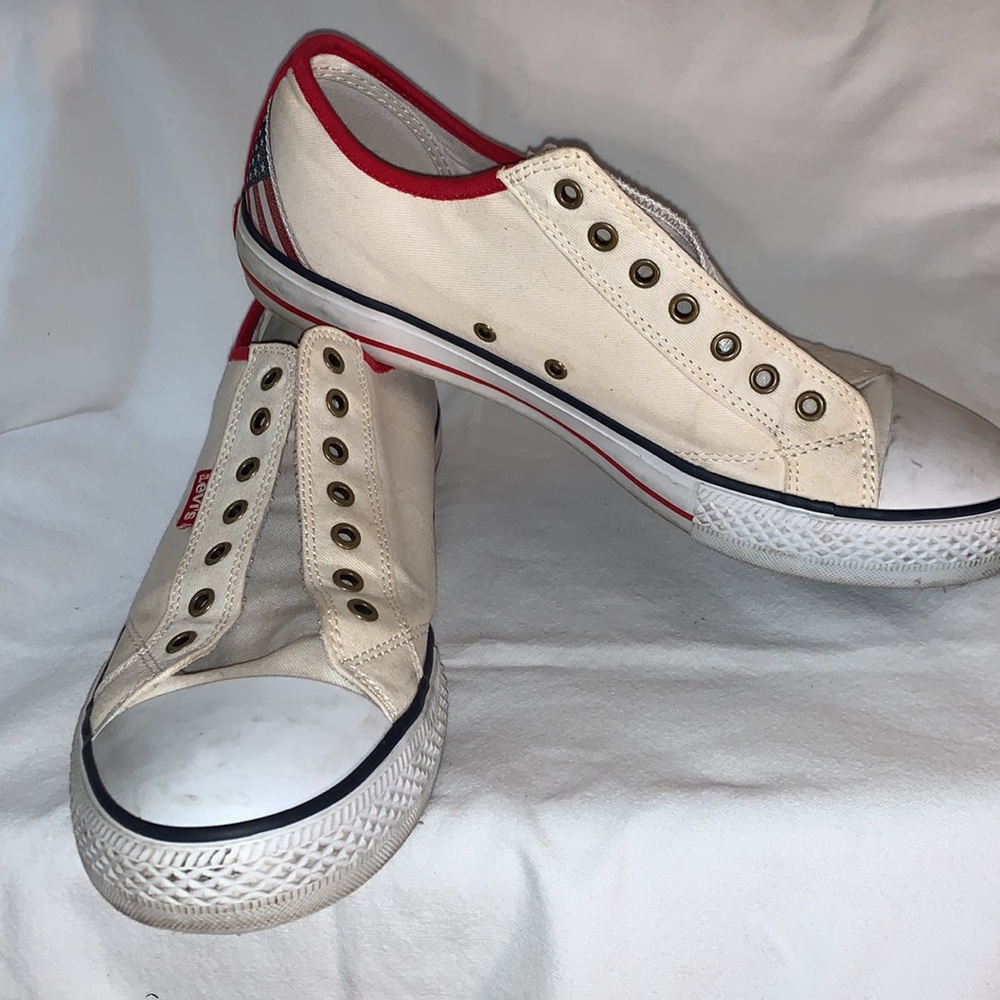 Levi’s Stan Buck Sneakers American Flag Mens Size 8.5